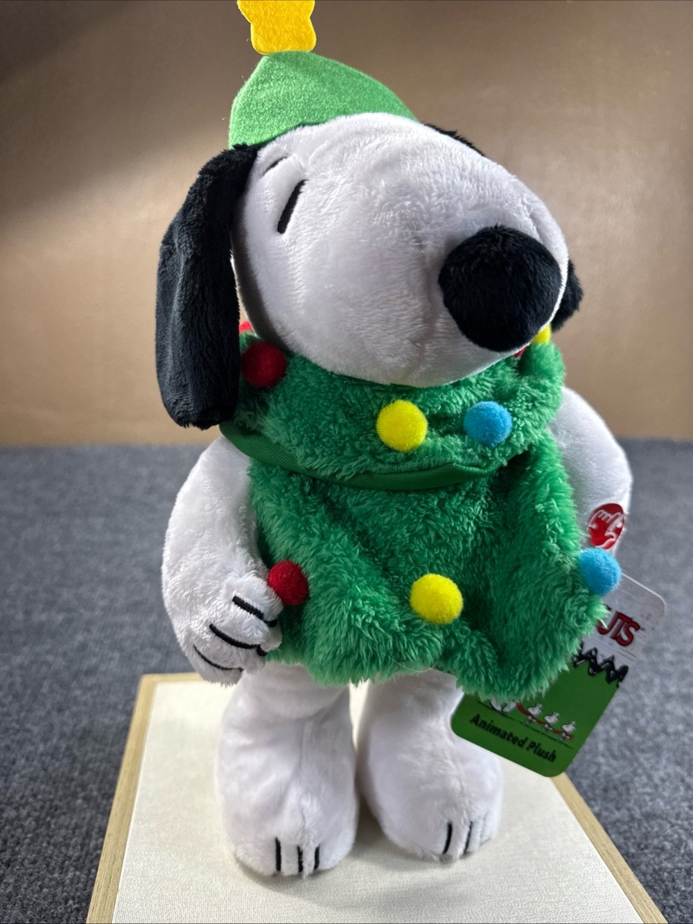 Peanuts Snoopy Animated Christmas Plush Tree Costume Stuffed Animal